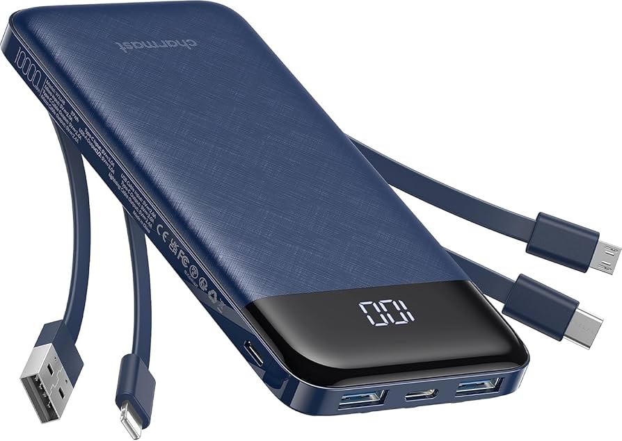 Portable charger for reliable power while traveling