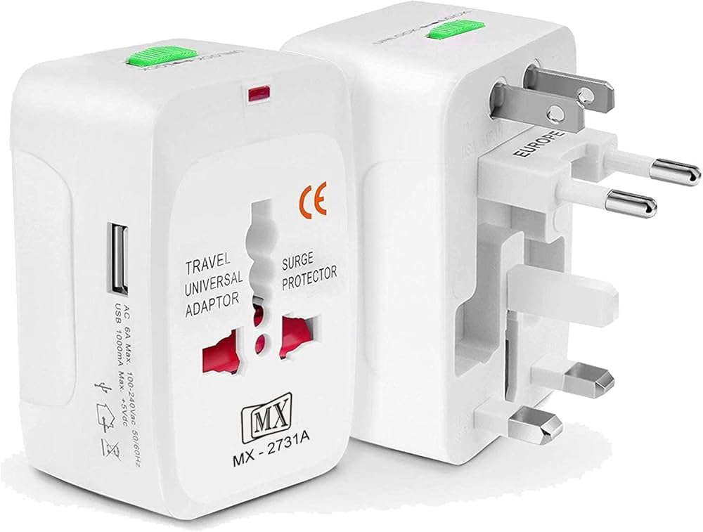Universal adapter for international charging support